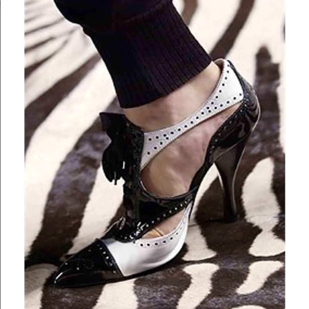 RARE YSL spectator pumps - Picture 2 of 8